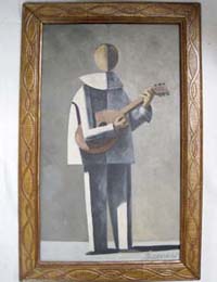 Huile sur toile Duilio Barnabé (1914-61)