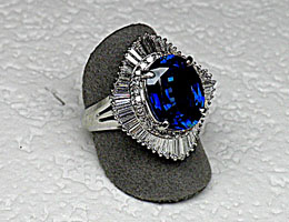 Bague jupe joaillerie en platine