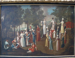 Danses orientales dans les environs de Constantinople