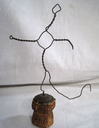 Sculpture en fil de fer