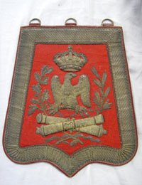 Sabretache d'officier d'artillerie