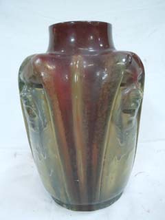 Vase à col droit épaulé