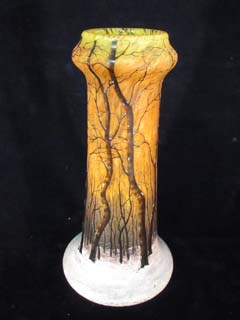 Vase en verre multicouche