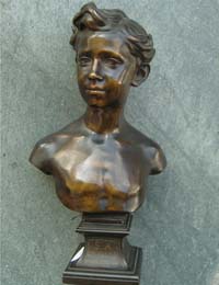 Buste en bronze