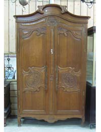 Armoire cauchoise en chêne