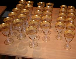 Verres en cristal de St Louis