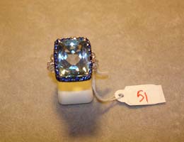 Bague or blanc 11,75 grs